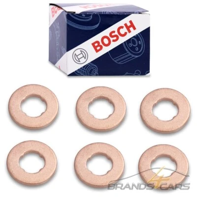 6x BOSCH DICHTRING DÜSENHALTER FÜR MERCEDES BENZ - Bild 1 von 2
