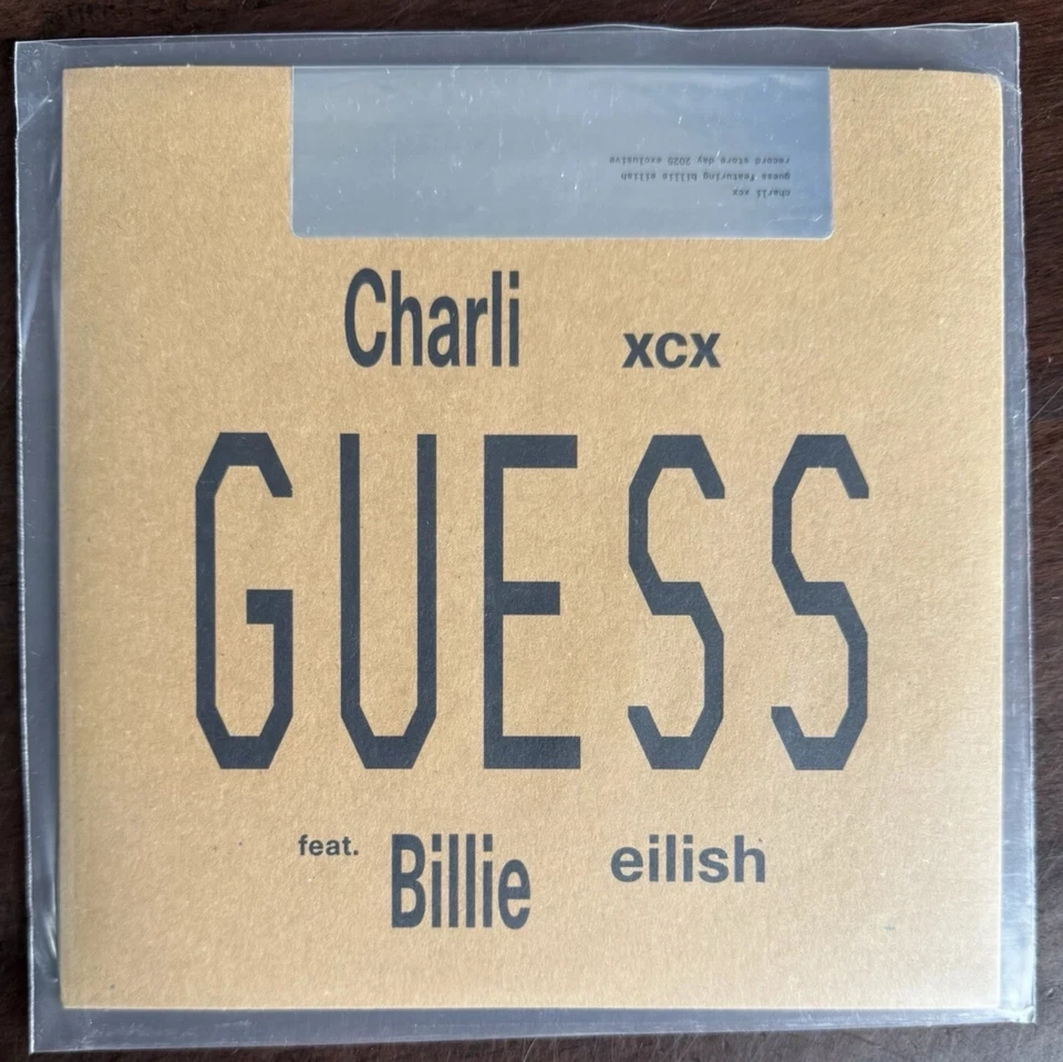 MINT/SEALED~CHARLIE XCX w/BILLIE EILISH~GUESS~2025 LIMITED EDITION 7"~FREE SHIP - Image 1 of 1