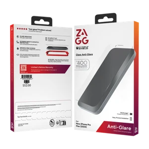 Zagg Invisible Shield  Anti-glare 3X Stronger Screen Protector - iPhone 16 pmx - Picture 1 of 2