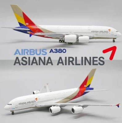 JC Wings 1/400 XX40051 Airbus A380 Asiana Airlines HL7626 con antenna - Immagine 1 di 4