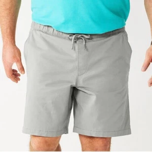 NWT Men's Big & Tall Sonoma 9” Inseam Pull-On Shorts Alloy Gray Size 54 NEW - Picture 1 of 11