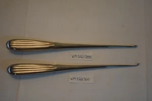 WM3216200, 300 2er Set orthopädische Küretten Größe 0 gerade und abgewinkelt - Bild 1 von 1
