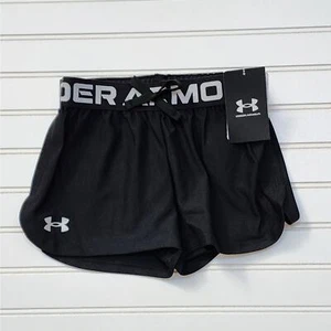 NWT Under Armour Girls Heatgear Athletic Shorts  - Picture 1 of 4