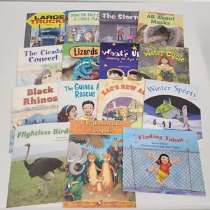 Grade 2 Rigby, Level L - Lot of 15 - Leveled Readers Guided Reading Books HMH ~ - Picture 1 of 6