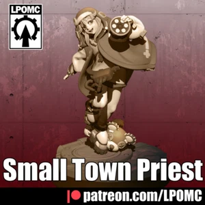 DnD Miniatur 32mm Kleinstadt Preist von LPOMC - Bild 1 von 3