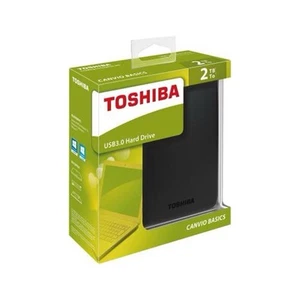 Toshiba Canvio Basics Disque Dur Externe Portable USB 3.0 Noir 2,5 Pouces 2To - Photo 1/3