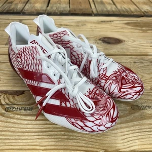 Adidas Adizero Electric II Football Cleats White/Red IH8571 Men’s 10.5 NWOB - Picture 1 of 9