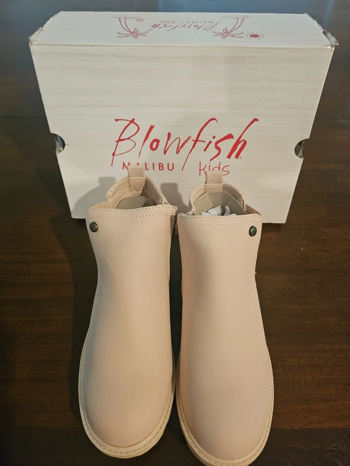 Bota de Lluvia Blowfish Niña Niño Rainey-K Rosa Claro Goma Talla 4 1/2 Foto 1 de 4