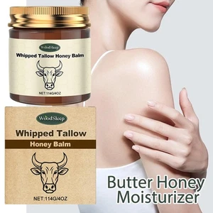 Whipped Beef Tallow Balm Grass-Fed Tallow Face Moisturizer 114g - Picture 1 of 10