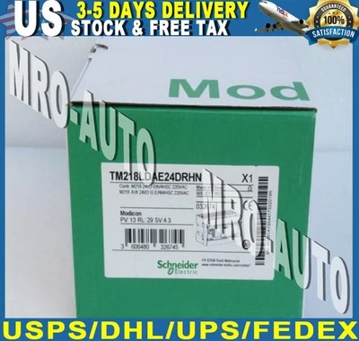 Nuevo En Caja Schneider PLC Cuerpo TM218LDAE24DRHN Envío Gratis EE. UU. Impuestos Gratuitos Foto 1 de 4