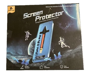 Magic John 2 Pack Tempered Glass 6.7” Screen Protectors, iPhone 14 Pro Max New! - Picture 1 of 2