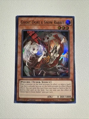 Ghost Ogre & Snow Rabbit (Alternate Art) RA02-EN009 25th Anniversary Rarity... - Image 1 of 2