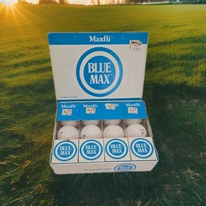 Dunlop Maxfli Blue Max Golfbälle ein Dutzend neuer alter Lagerbestand - Bild 1 von 8