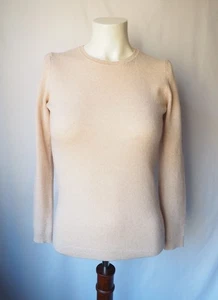 Charter Club Luxus Kaschmir Rundhals Pullover Pulli Creme Beige XS - Bild 1 von 4