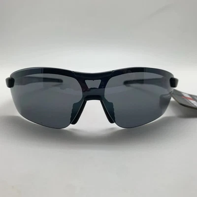 Foster Grant Ironman "Draft" Black Sport Wrap Sunglasses  - Image 1 of 3