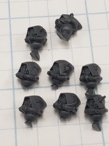 40k AdMech Skitarii ARMORY Bits Vanguard Ranger Bionic Hooded Head x8 Lot AR03 - Picture 1 of 4