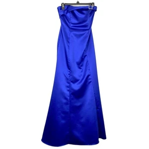 NEW Vtg Y2K Dave & Johnny Sz 5/6 Dress Formal Gown Maxi Bridal Cocktail Dance M - Picture 1 of 9