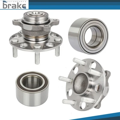 4 cojinetes de cubo de rueda delantera trasera para Honda Civic 2006-2008 2009 2010 2011 EX 1,8 L Foto 1 de 4