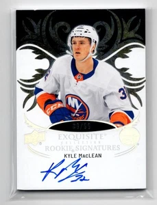 2024-25 Upper Deck Ice Exquisite Collection Rookie Signatures Kyle MacLean Auto - Picture 1 of 2