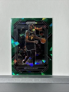 Kevin Durant 2022-23 Panini Prizm Green Cracked Ice Prizm #10 Brooklyn Nets - Picture 1 of 10