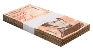 Venezuela 50000 Bolívar Soberano, 2019, P-111, Usado X 100 PCS Paquete - Imagen 1 de 3