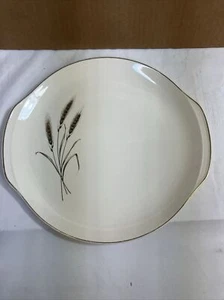 Vtg Royal joci serving platter 11.5” 23k gold trim Good Condition Preowned - Picture 1 of 7