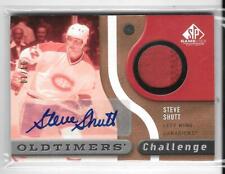 STEVE SHUTT 2006 SP GAME USED OLD TIMER GAME PATCH AUTOGRAPH  #1/10 CANADIANS