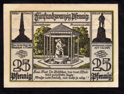 BAD LAUTERBERG - GERMANY NOTGELD  -   25 PFENNIG - Image 1 of 2