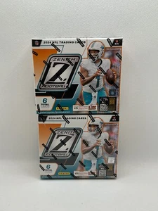 (2) 2024 Panini Zenith Football Factory Sealed Hobby Box Lot 2 Autos Per - Bild 1 von 1