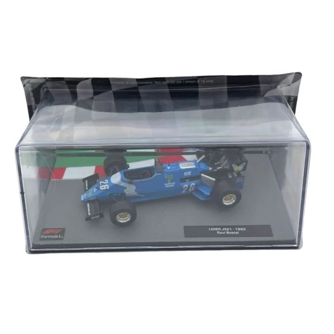 Modellino F1 Atlas Edicola 1/43 Ligier JS21 1983 #26 R. Boesel - Immagine 1 di 1