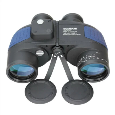 7X50 Waterproof Binoculars with Rangefinder Compass HD BAK4 for Hunting Briding - Image 1 of 4