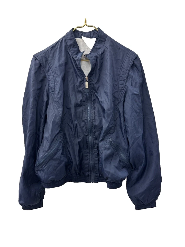 Винтажный 80-х 90-х хвост ветровка куртка для гольфа Sm темно-синий - Изображение 1 из 4