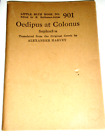 Petit livre bleu 901, Œdipe à Colonus, par Sophocle, copyright 1925