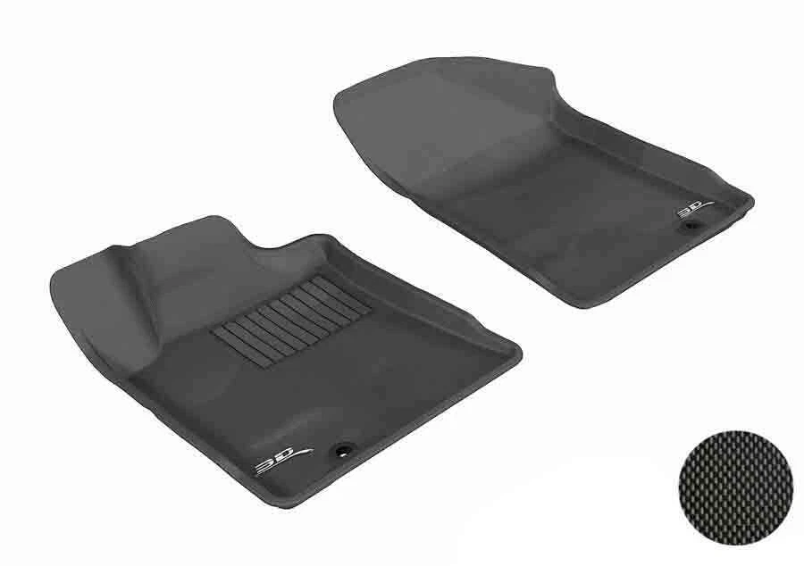 Forros de piso 3D MAXpider negro primera fila 2 piezas para Nissan Máxima Foto 1 de 4