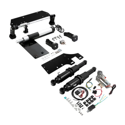 Rear Air Ride Suspension Kit & Electric Center Stand For Harley Touring 2017-Up - Image 1 of 4