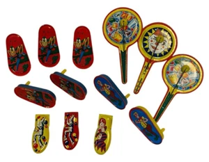"Life of the Party" Krachmacher Konvolut 13 Blech Kirchhof Spielzeug Clown Grille - Bild 1 von 7