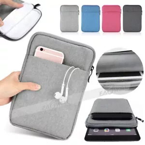 Carry Sleeve Bag Case Pouch For iPad 2 3 4 5 6 Pro 9.7" 11" Air 9.7" Mini 1 2 3 - Picture 1 of 30