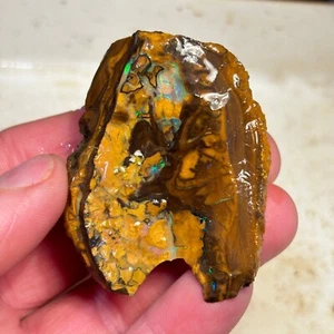 60g Koroit Boulder Queensland Opal Australian Rough Nut piece Bo-136 - Picture 1 of 7