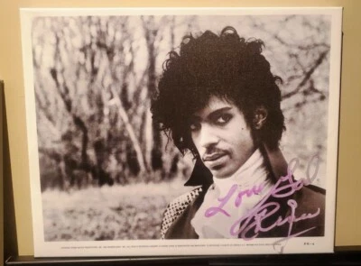 Prince Purple Rain Signed 16x20 Canvas Print (Pre-Print) Autograph ltd edition - Image 1 of 3