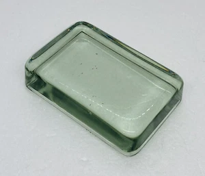 Vintage 1980s Crystal Glass Clear Paperweight 4” Transparent Art Decor Rare 22 - Picture 1 of 10