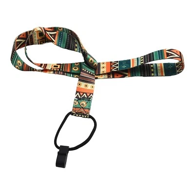 Flexibler Gurt mit Hawaiianischem Muster für Ukulele und kleine Gitarren