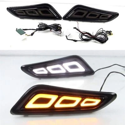 👍Luz lateral LED DRL para guardabarros de coche gira para Nissan Patrol Infiniti QX Foto 1 de 4