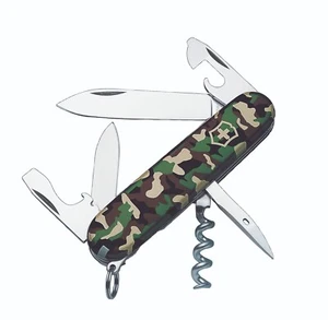 VICTORINOX SWISS ARMY SPARTAN CAMO OFFICER POCKET KNIFE (35815) BRAND NEW - Picture 1 of 1