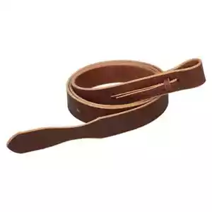 Weberleder 72"" x 1 1/2"" BRAUN LEDER LATIGO RIEMEN mit Lederkrawatten & Löchern - Bild 1 von 1