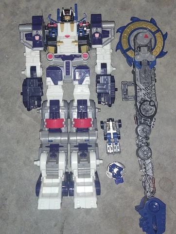 Transformers Cybertron METROPLEX leader Custom figure w key & Mini con 2005 Cover