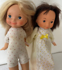 Lot 2 My Friend Fisher Price Dolls Jenny and Mandy 1978 w Nightgown