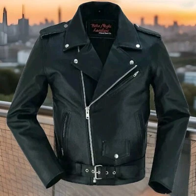 Jaqueta de corrida DANIEL SMART- BIKE NIGHT couro preto premium Moto tamanho XS-NOVA COM ETIQUETAS! - Imagem 1 de 4