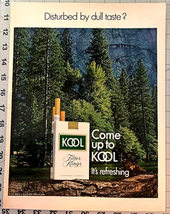 1970 Kool Filter Kings It's Refreshing Zigarettendruck Werbung 10,25 Zoll x 13,25 Zoll (B) - Bild 1 von 1
