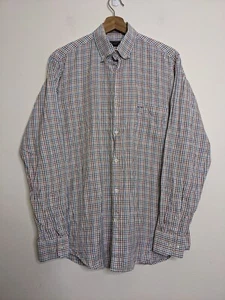 Paul & Shark Shirt Mens Size 40 Multi Coloured Checked Yachting Business Casual - Picture 1 of 14