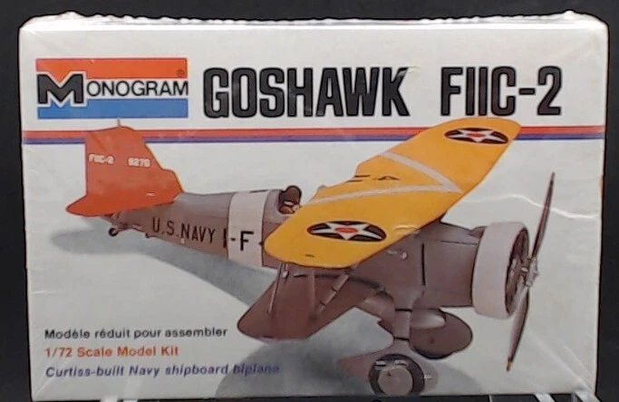 MONOGRAM - CURTISS GOSHAWK FIIC-2 - 1/72  - Vintage 1979 -  KIT#6796 - Image 1 of 1